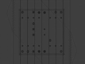 3d scene chess in dark room 3D Modell