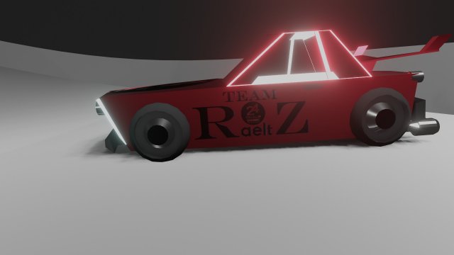 3d low poly drifting car animation low-poly Modelo 3D .c4d .max .obj .3ds .fbx .stl .blend 