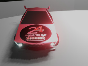 3d low poly drifting car animation low-poly Modelo 3D