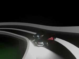 3d low poly drifting car animation low-poly Modelo 3D