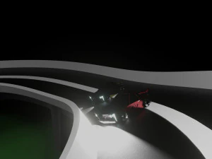 3d low poly drifting car animation low-poly 3D Model