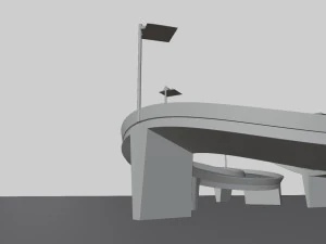 3d low poly drifting car animation low-poly 3D Model
