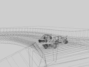 3d low poly drifting car animation low-poly 3D Model