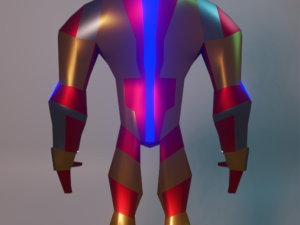 rufcyberxlowpoly 3D 모델
