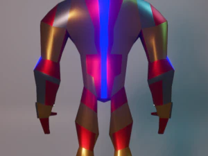rufcyberxlowpoly 3D Model