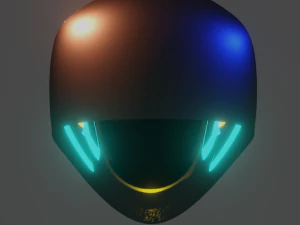 ro24 human helmet 3D Model