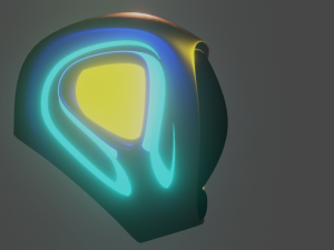 ro24 human helmet 3D Model