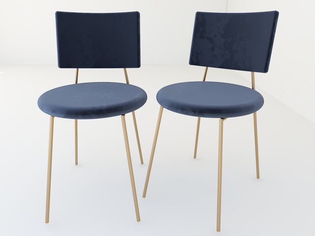 chair 02 3D Model .c4d .max .obj .3ds .fbx .stl .blend 