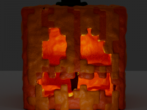 pumpkin minecraft 3D Model