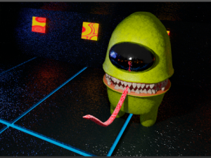 amongus imposter 3D Modell
