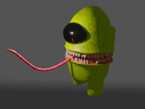amongus imposter 3D Modell