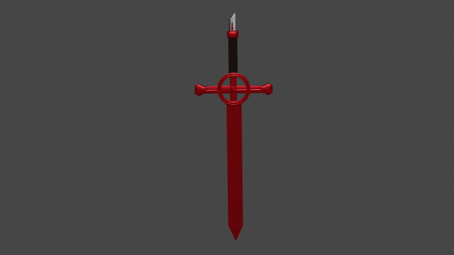 demon sword 3D Model .c4d .max .obj .3ds .fbx .stl .blend 