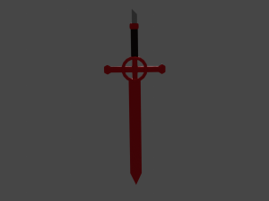 demon sword 3D Model