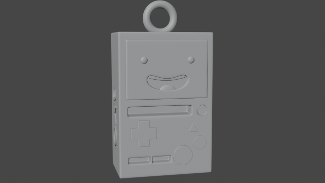 bmo adventure time keychain 3D-printmodel .c4d .max .obj .3ds .fbx .stl .blend 