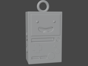 bmo adventure time keychain 3D Print Model