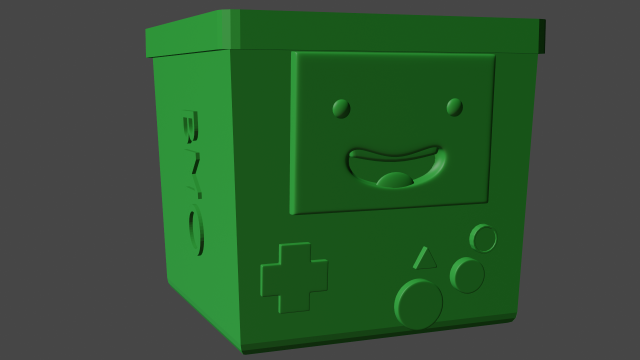 bmo flowerpot 3D Print Model .c4d .max .obj .3ds .fbx .stl .blend 