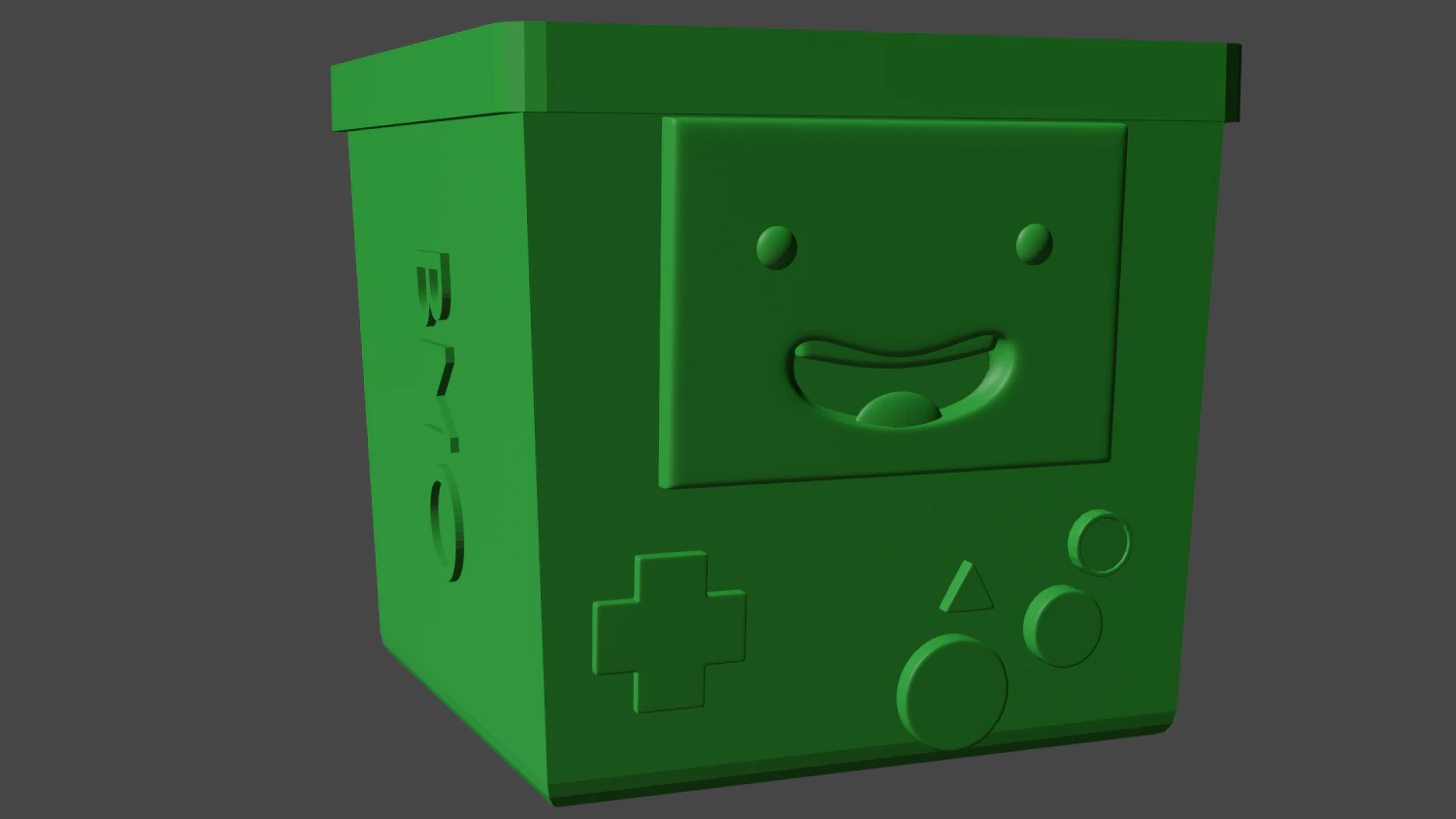 bmo flowerpot 3D Print Model .c4d .max .obj .3ds .fbx .stl .blend 