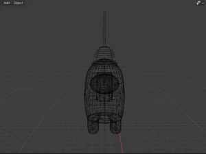 amongus crew green 3D Model