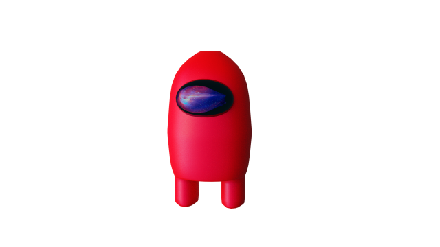 amongus crew red 3D Model .c4d .max .obj .3ds .fbx .stl .blend 