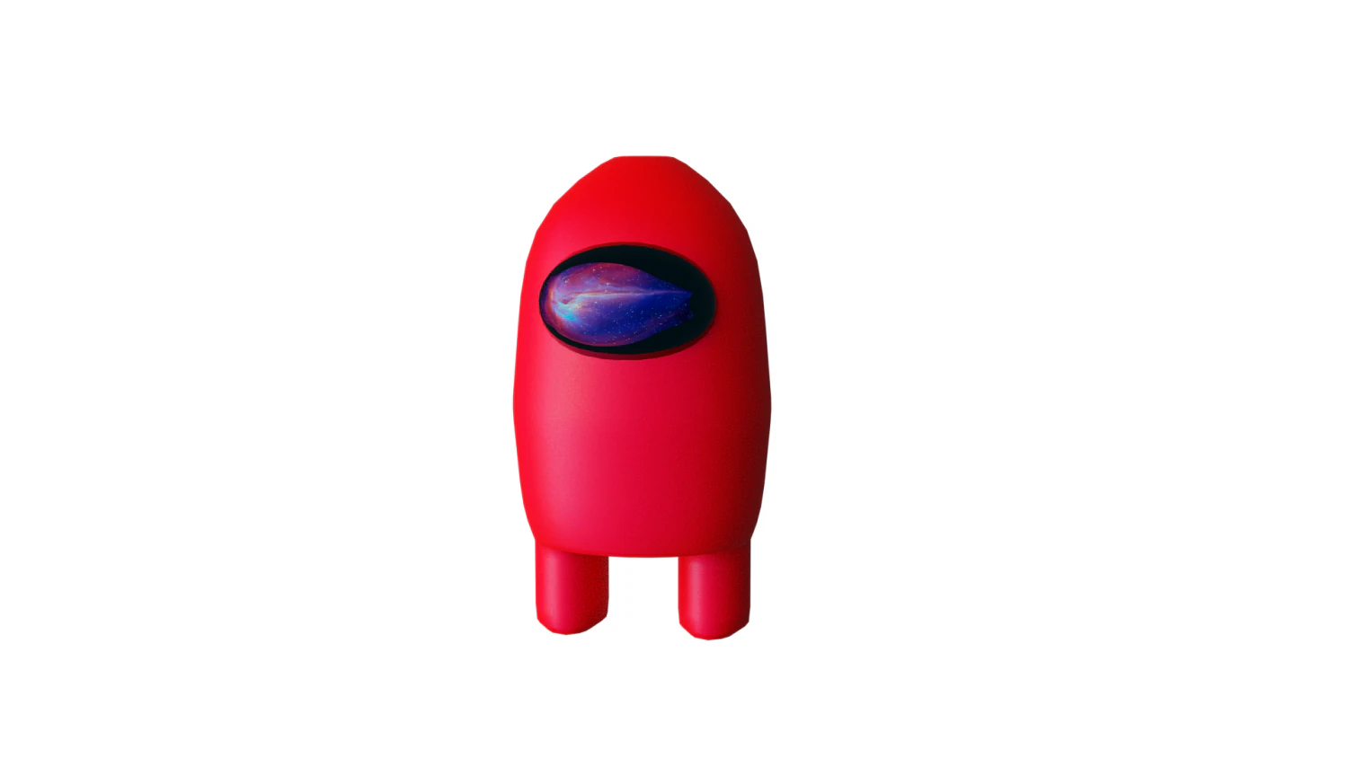 amongus crew red 3D Model .c4d .max .obj .3ds .fbx .stl .blend 