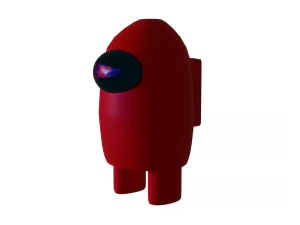 amongus crew red 3D Model
