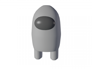 amongus crew red 3D Model