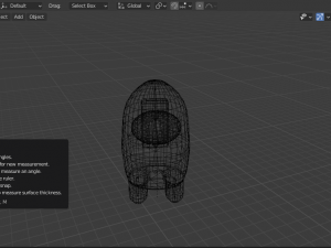 amongus crew red 3D Model
