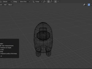 amongus crew red 3D Model