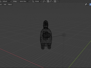 amongus crew yellow 3D Model