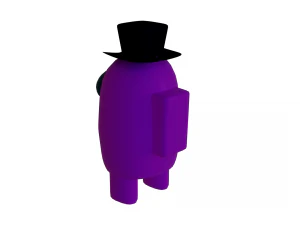amongus crew blue 3D Model