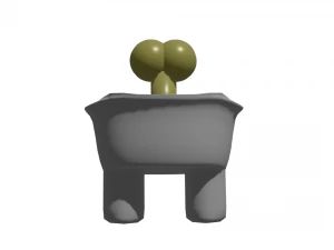 amongus dead crewman 3D Model