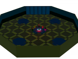 crewamongus - cafeteria 3D Model