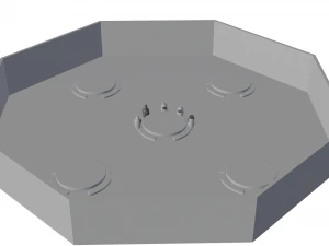 crewamongus - cafeteria 3D Model