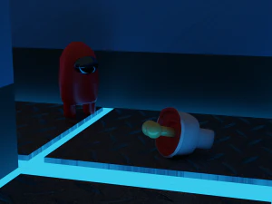 crewamongus - cafeteria 3D Model