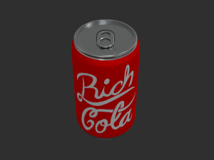 rich cola Modelo 3D