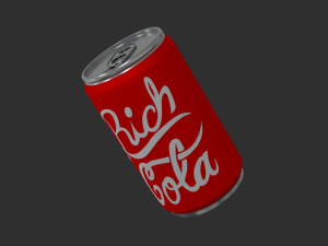 rich cola Modelo 3D
