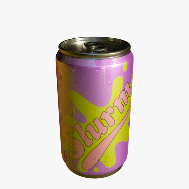 slurm cola 3Dモデル .c4d .max .obj .3ds .fbx .stl .blend 