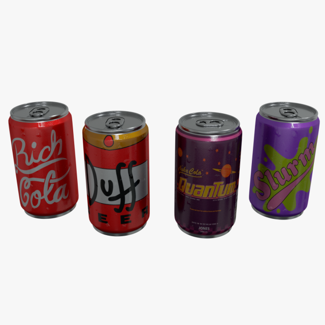 soda - beer Modèle 3D .c4d .max .obj .3ds .fbx .stl .blend 