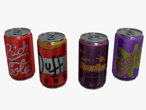 soda - beer 3D Model