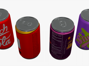 soda - beer Modèle 3D