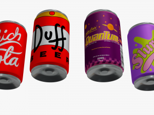 soda - beer Modèle 3D