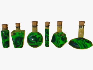 low-poly potion pack 3D मॉडल