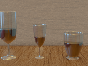 3d set of glasses 3D 모델
