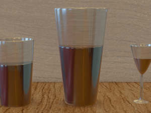 3d set of glasses 3D 모델