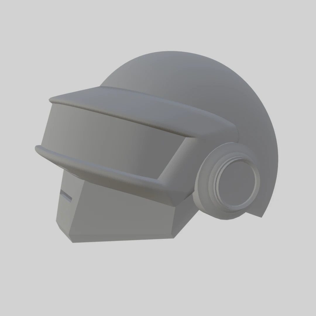 daft punk helmet 3D Print Model .c4d .max .obj .3ds .fbx .stl .blend 