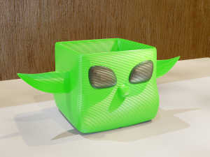 pots baby yoda - grogu - 3D Print Model