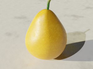 realistic pear 3Dモデル