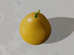 realistic pear Modello 3D