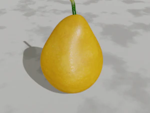 pera realista Modelo 3D