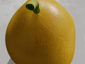 realistic pear Modello 3D